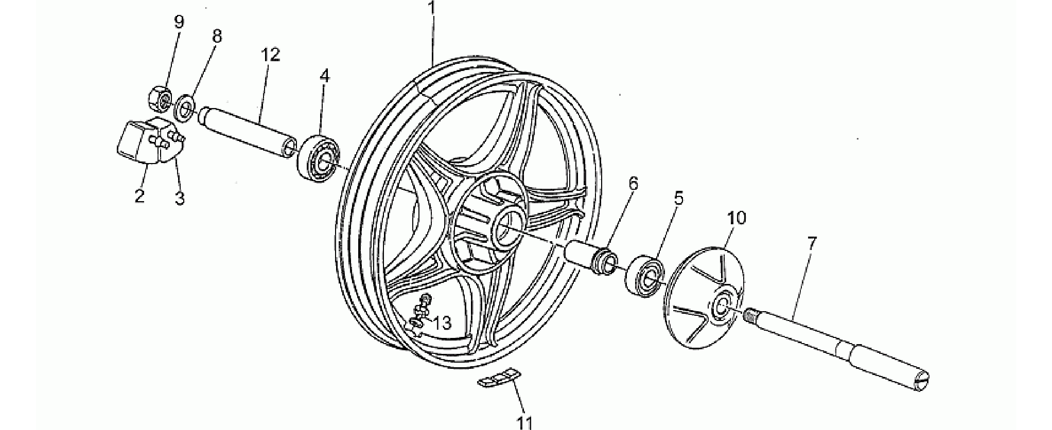 Rear wheel