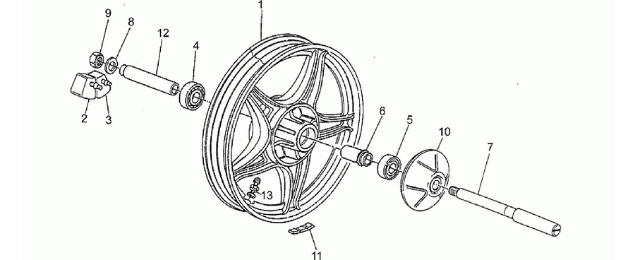 Rear wheel