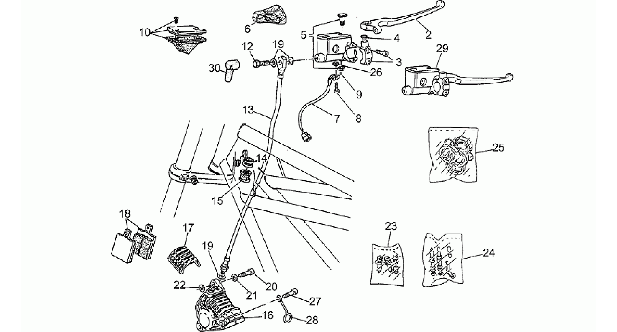 RH Front brake system