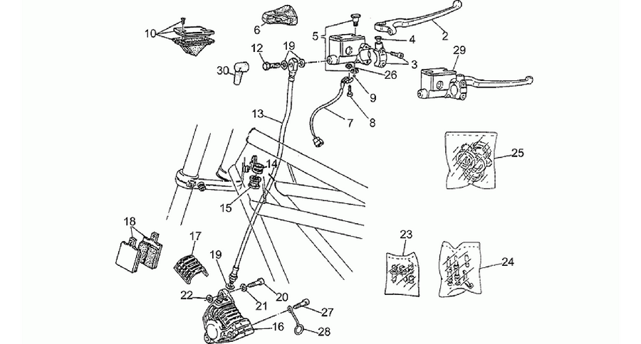RH Front brake system