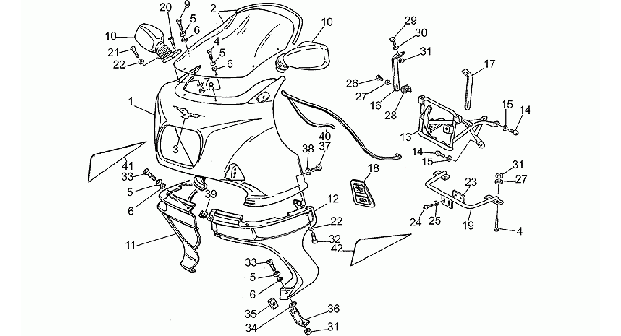 Front body - Front fairing