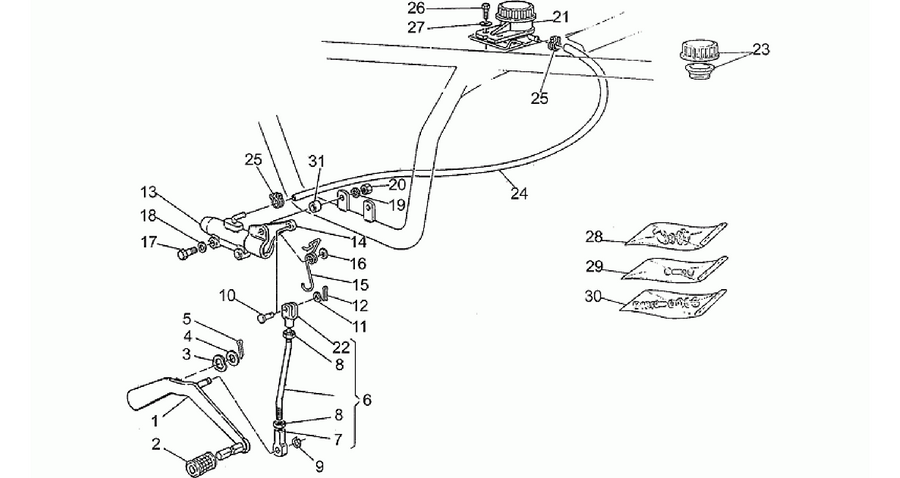 LH Front brake system