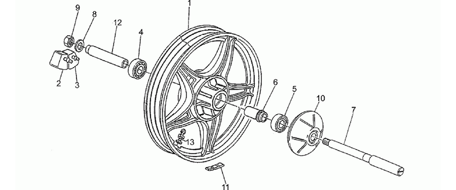 Rear wheel