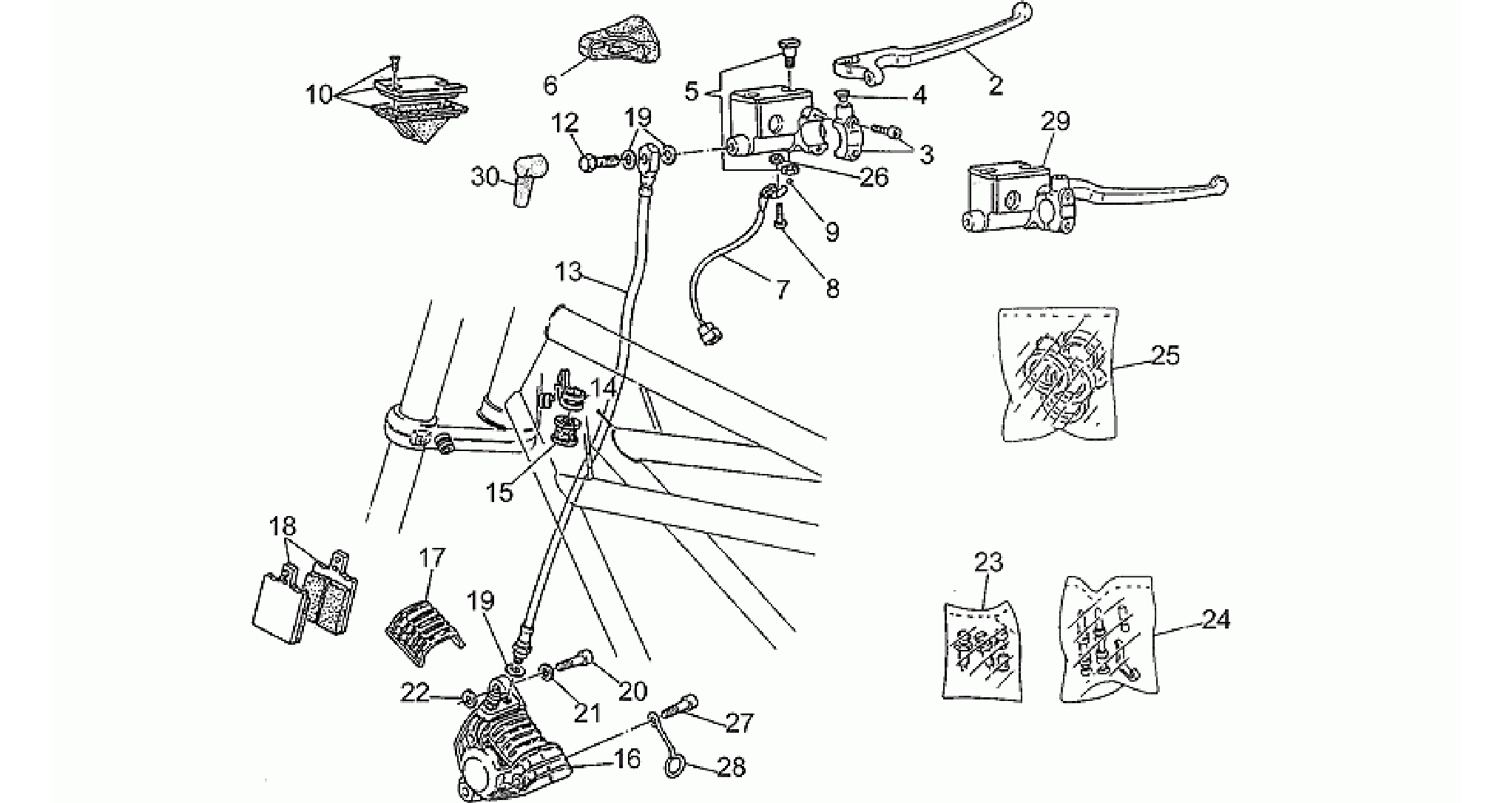 RH Front brake system