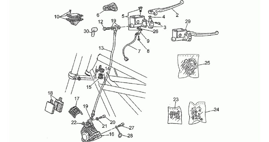 RH Front brake system