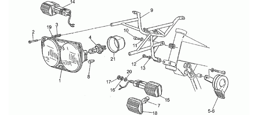 Headlight-Horn