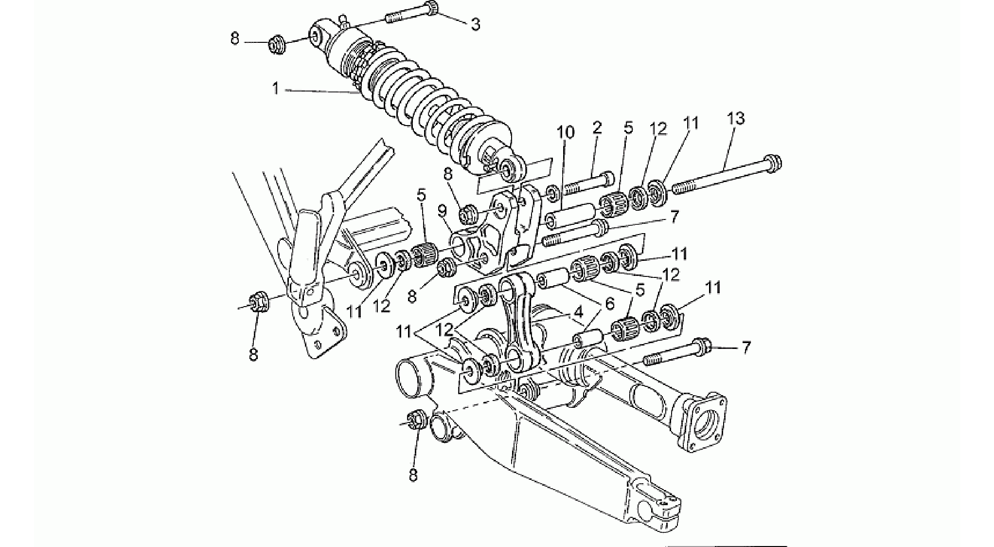 Rear shock absorber