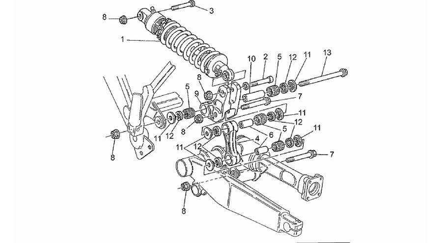 Rear shock absorber