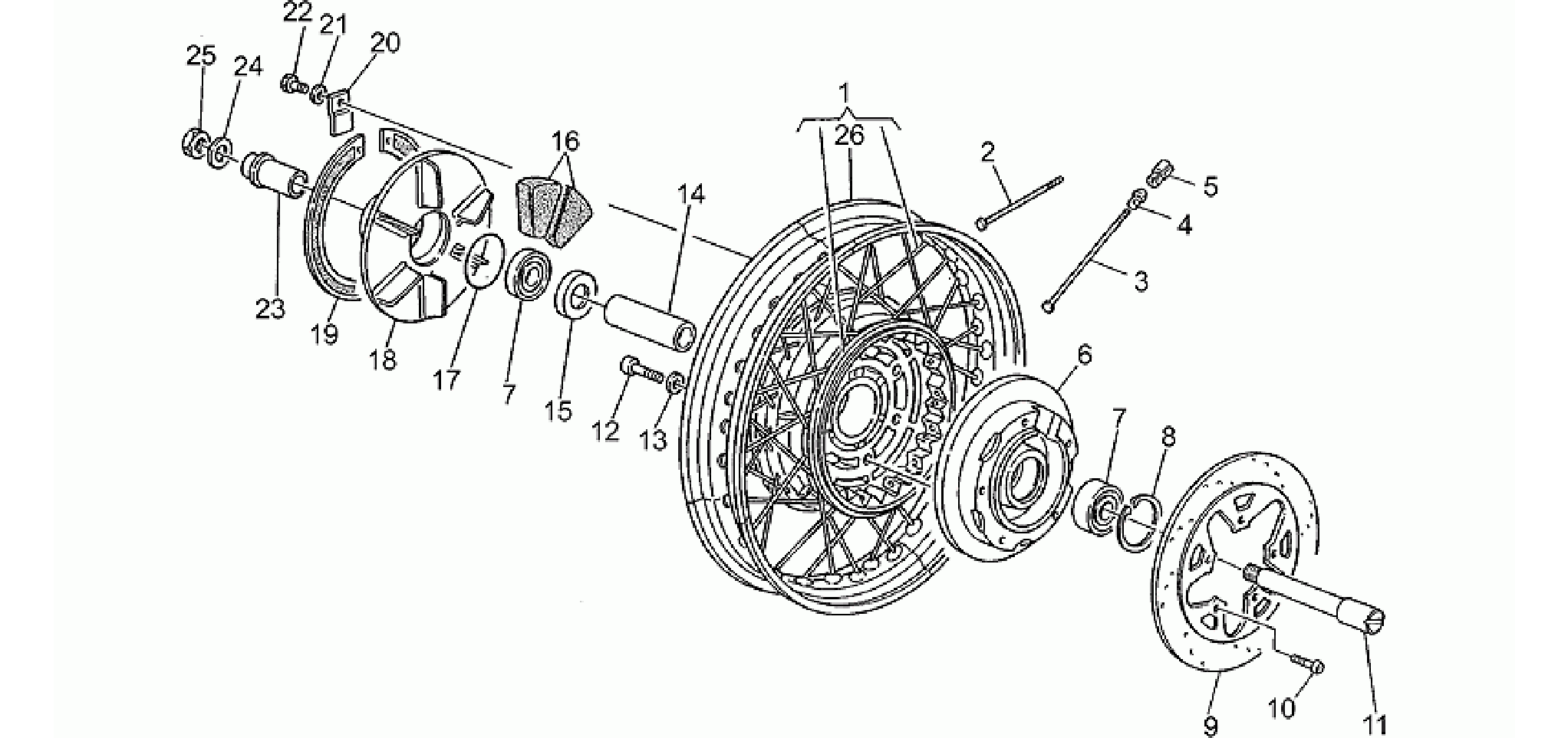 Rear wheel