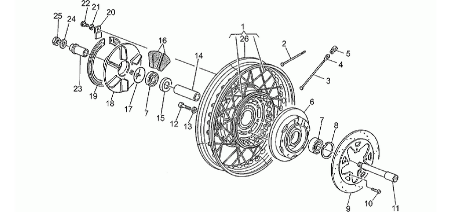 Rear wheel