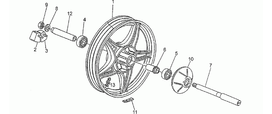 Rear wheel