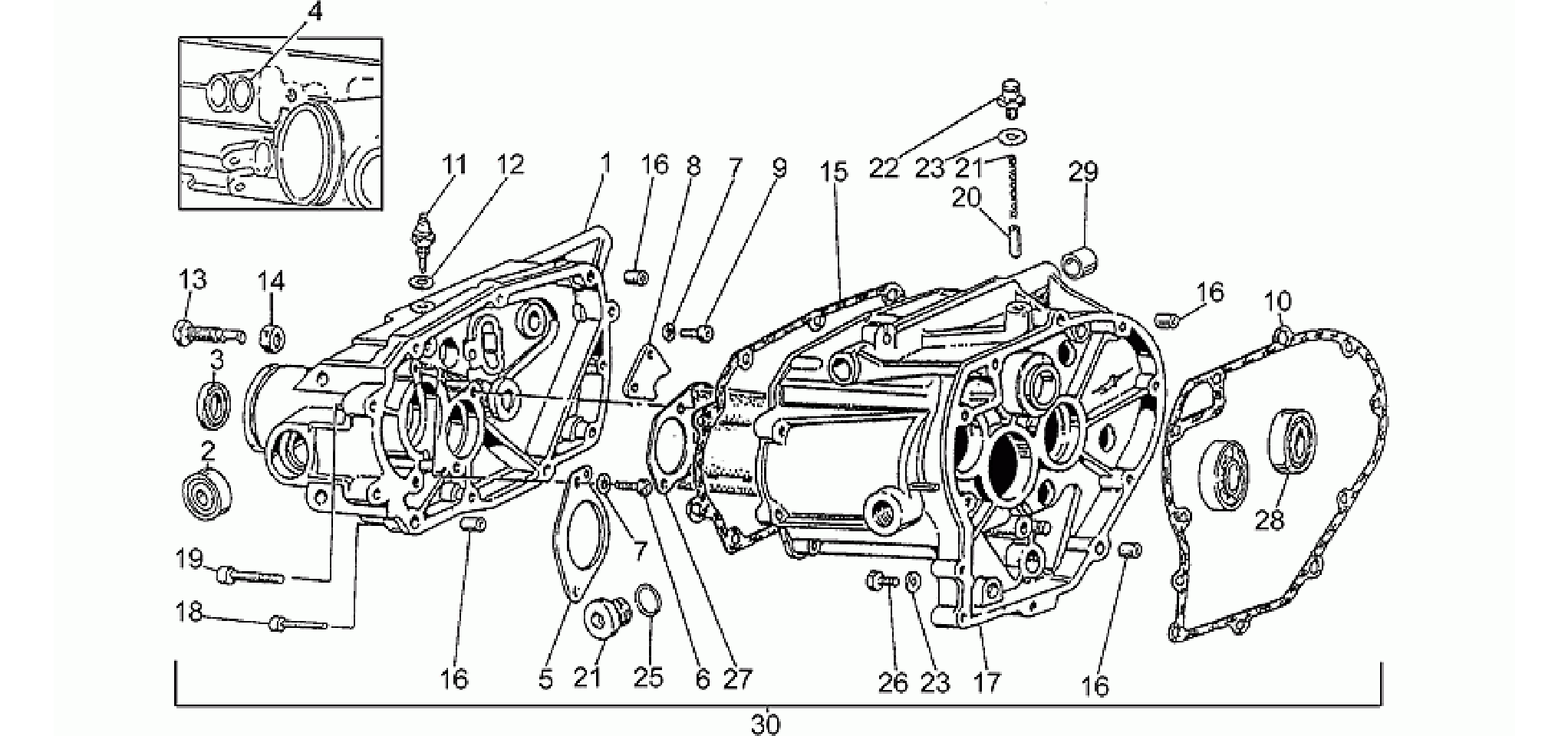 Transmission cage