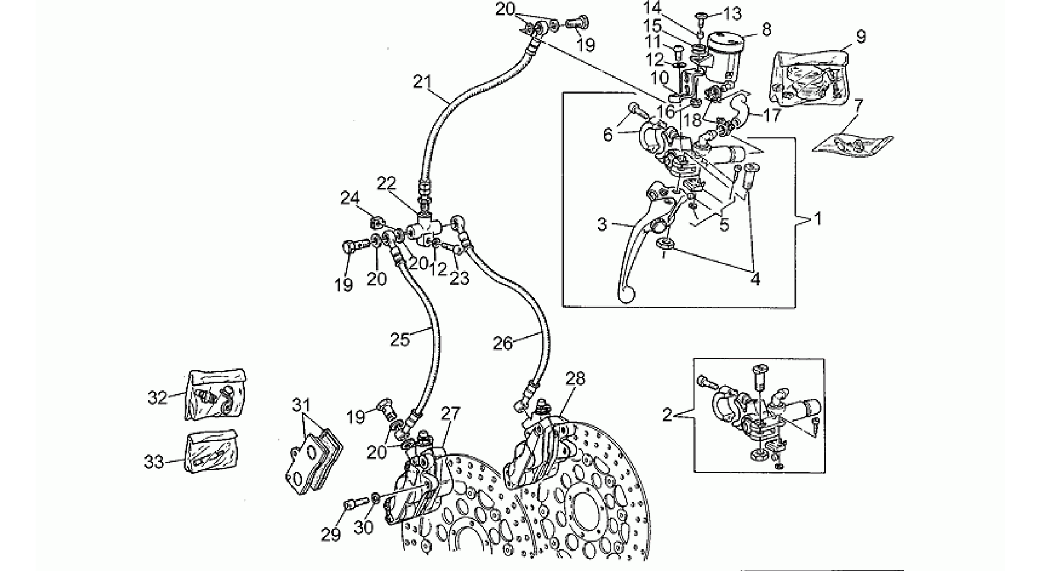 Front brake system
