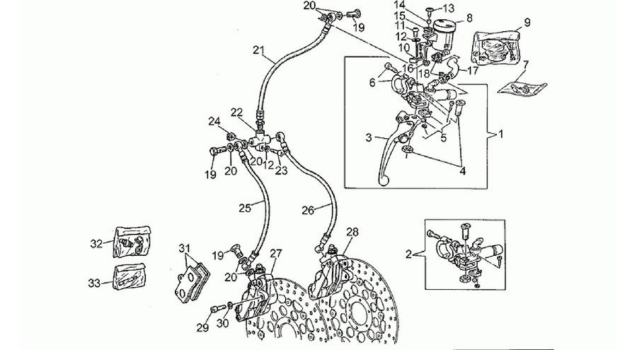 Front brake system