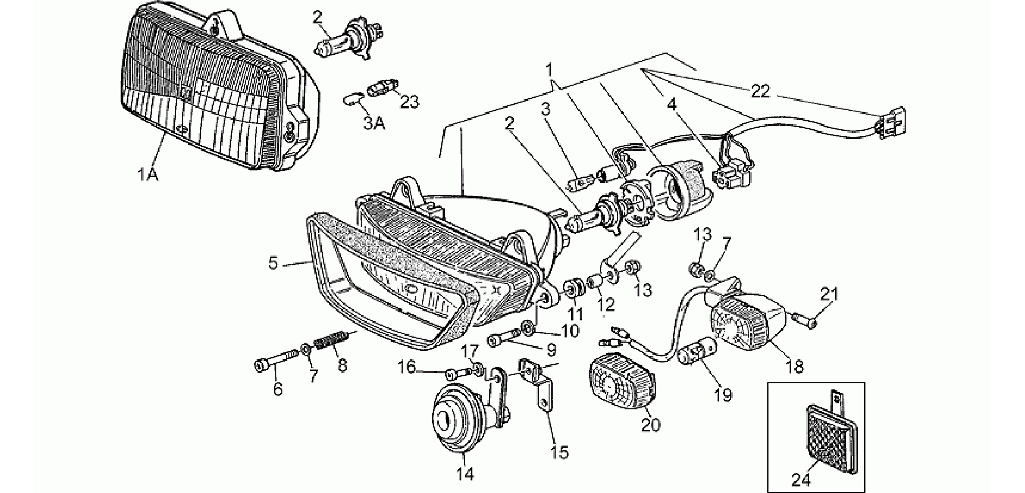 Headlight-Horn