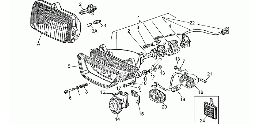 Headlight-Horn