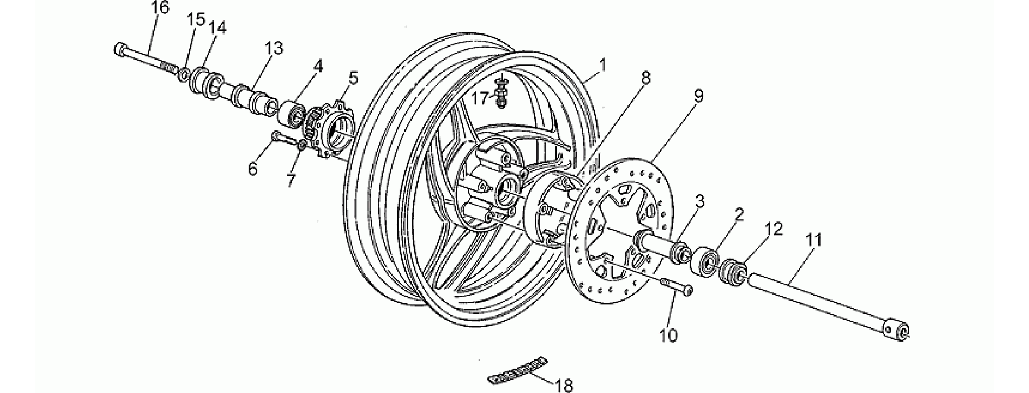 Rear wheel