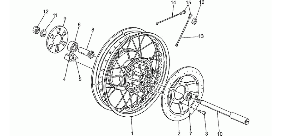 Rear wheel
