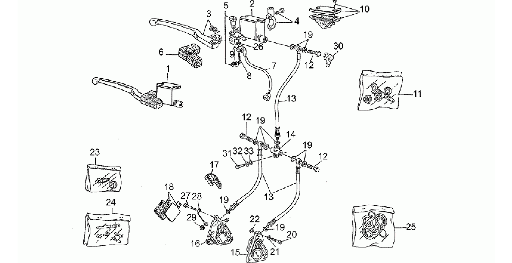 Front brake system