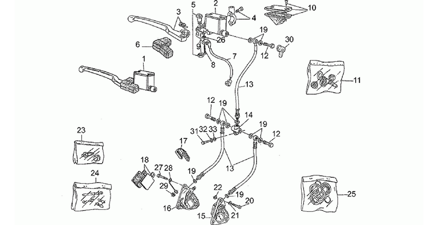 Front brake system