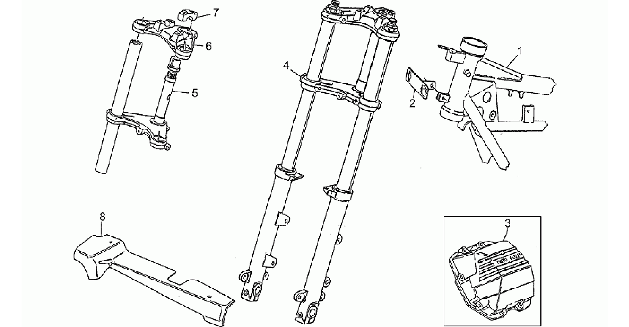 Full fairing frame variants