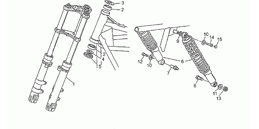 Front/rear shock absorber