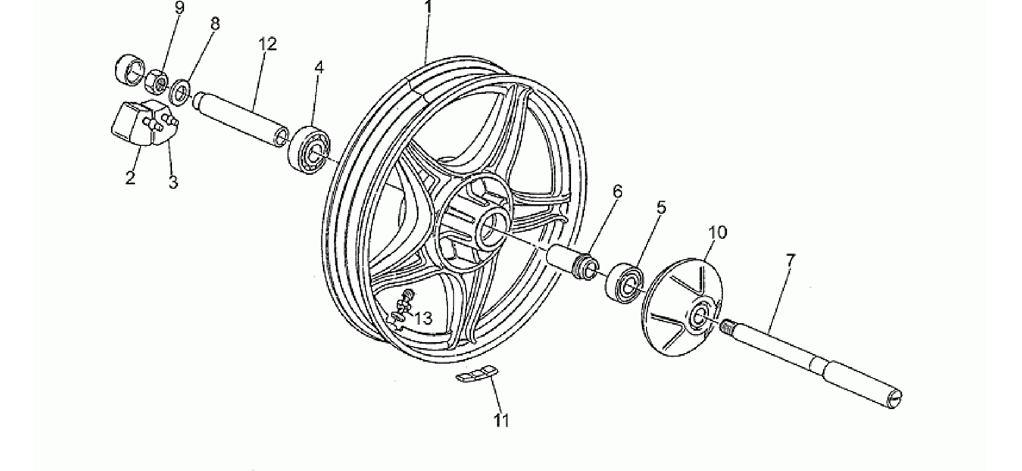 Rear wheel