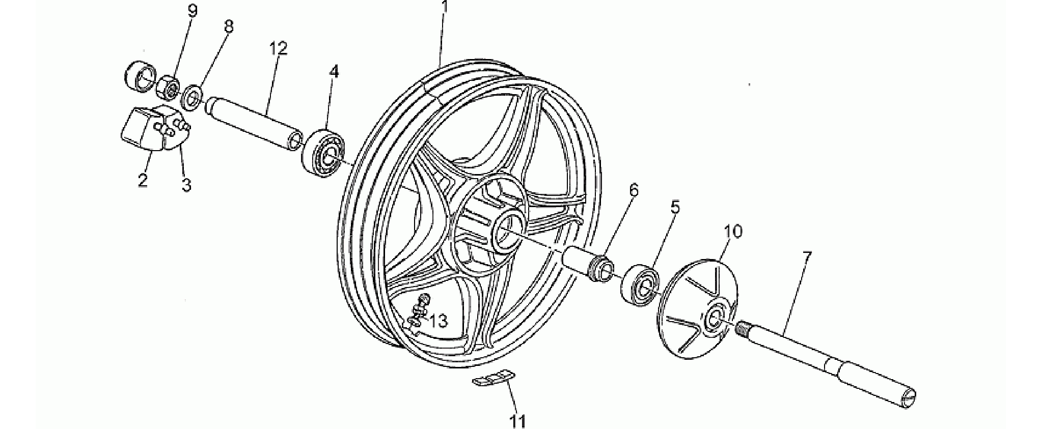 Rear wheel