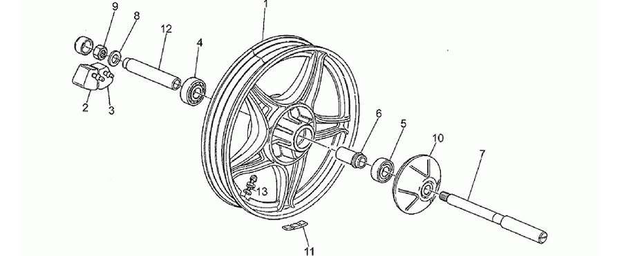 Rear wheel