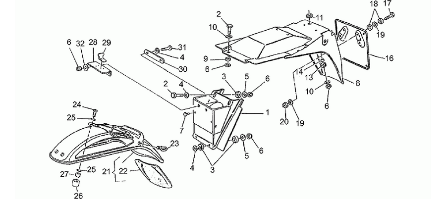 Front mudguard