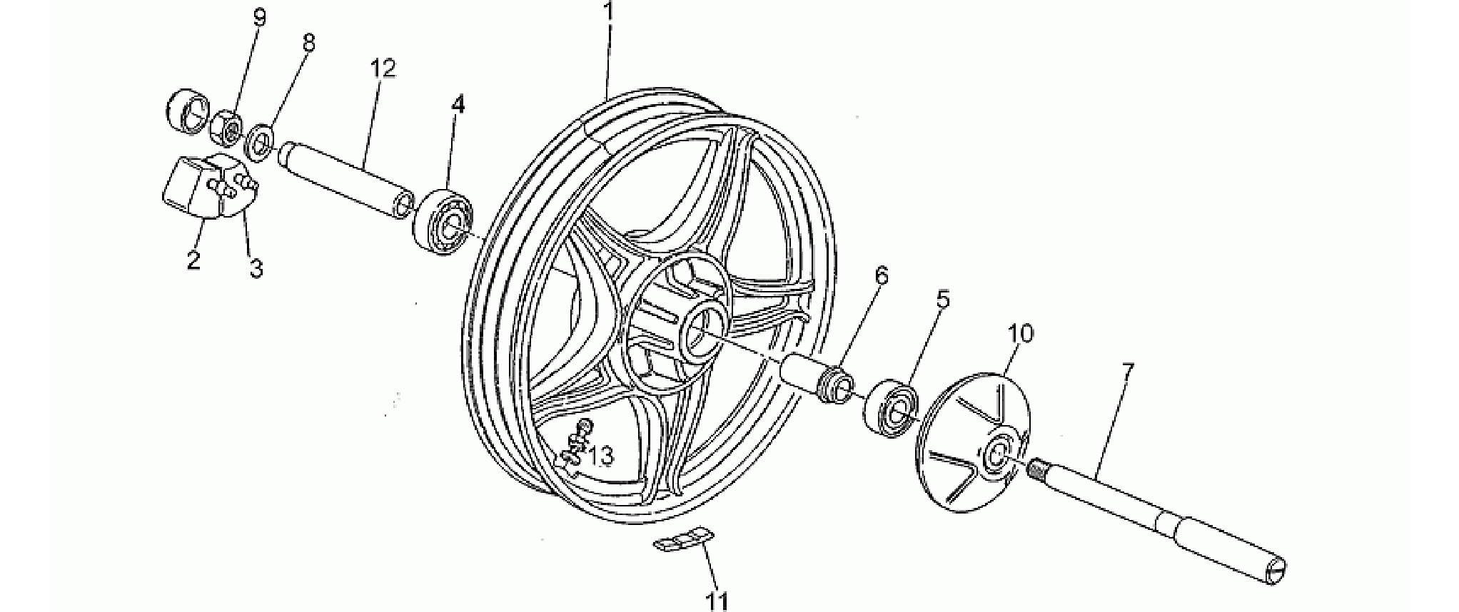Rear wheel