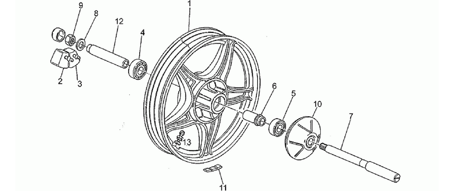 Rear wheel