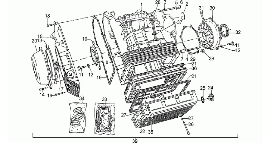 Crankcase 1991-D