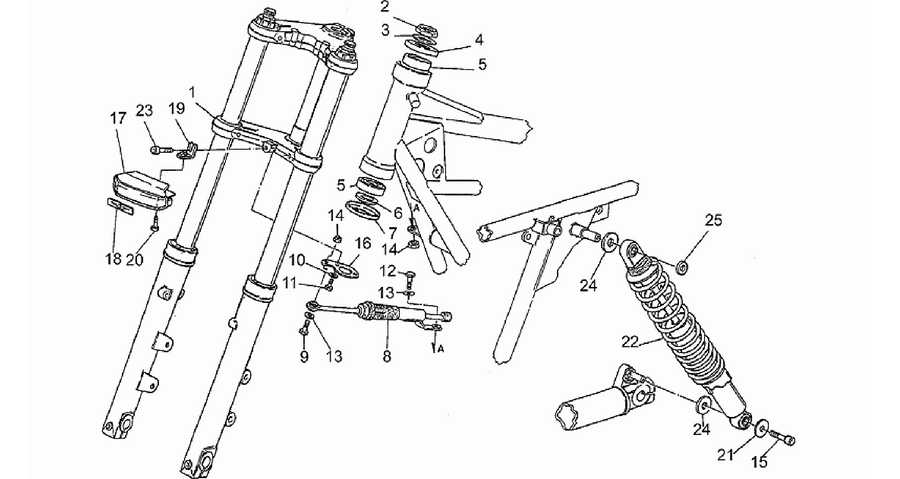 Front/rear shock absorber