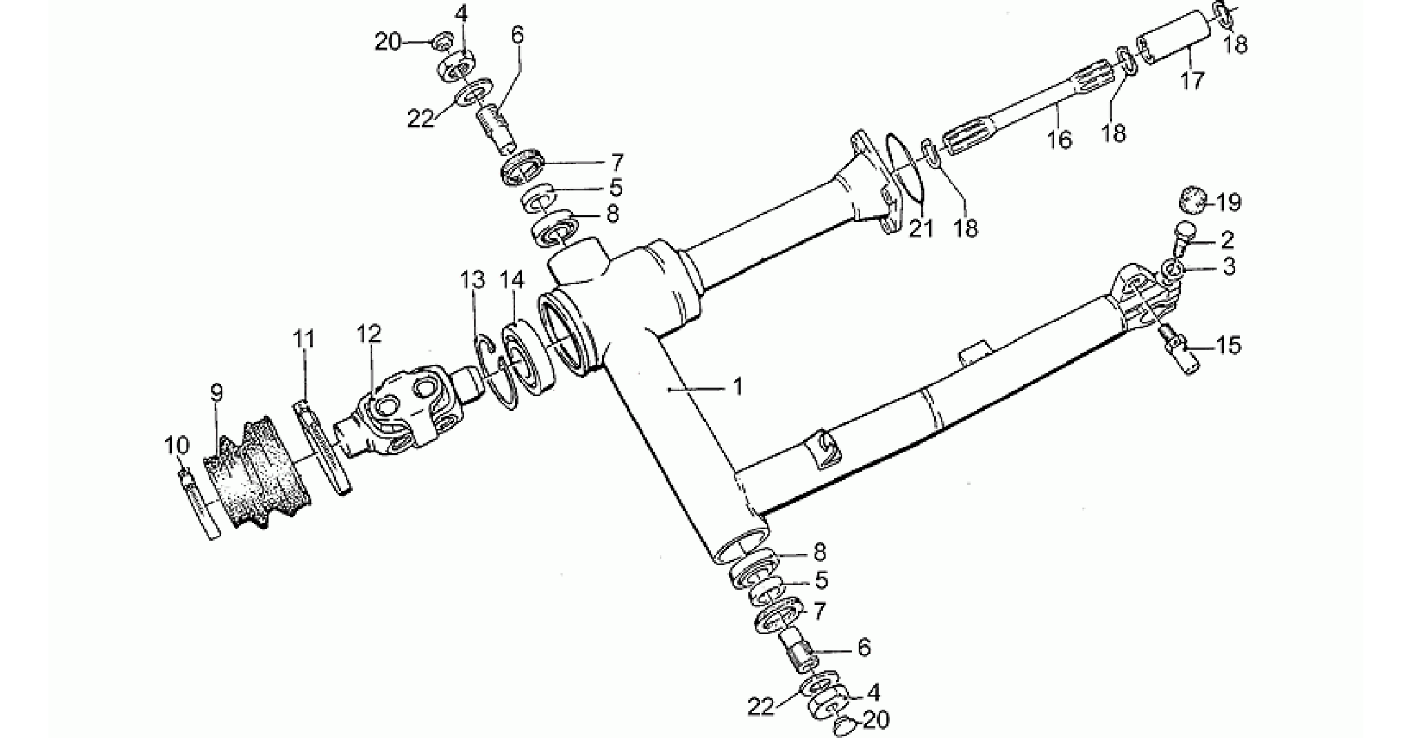 Gear lever 1991-D