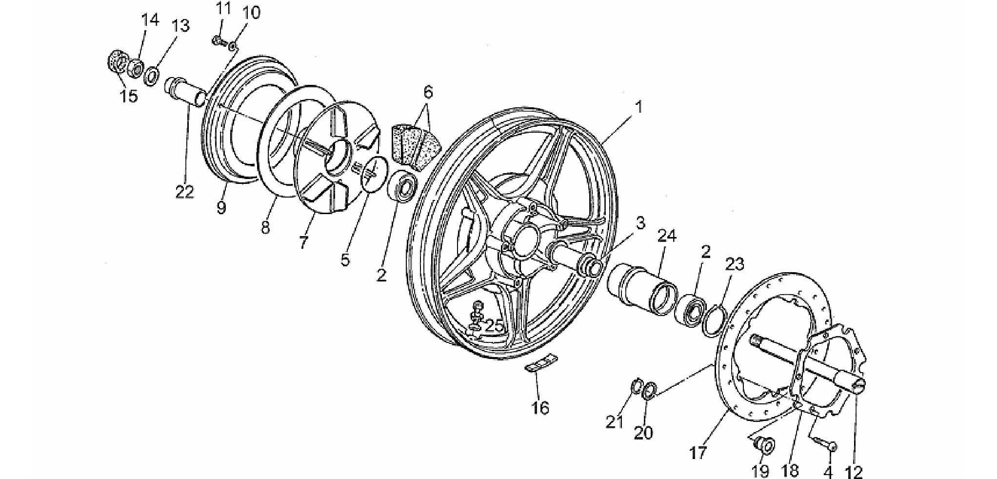 Rear wheel