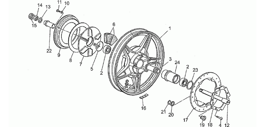 Rear wheel