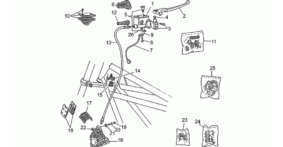 RH Front brake system