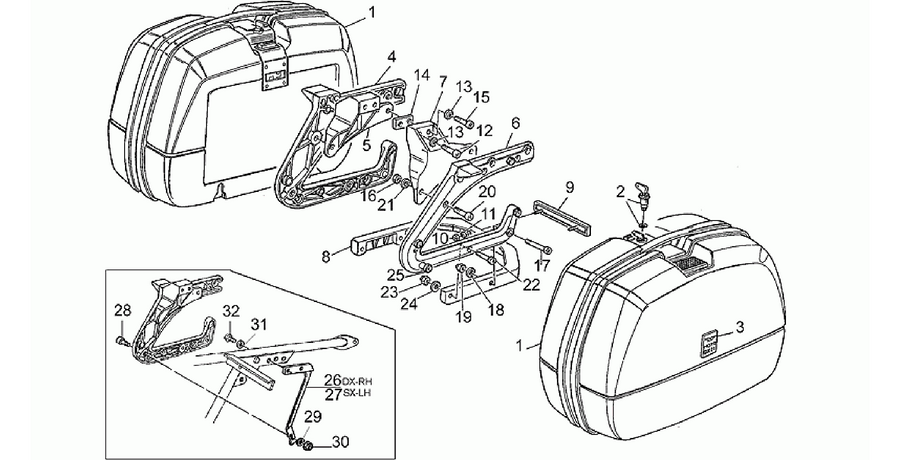 Saddlebags, pair