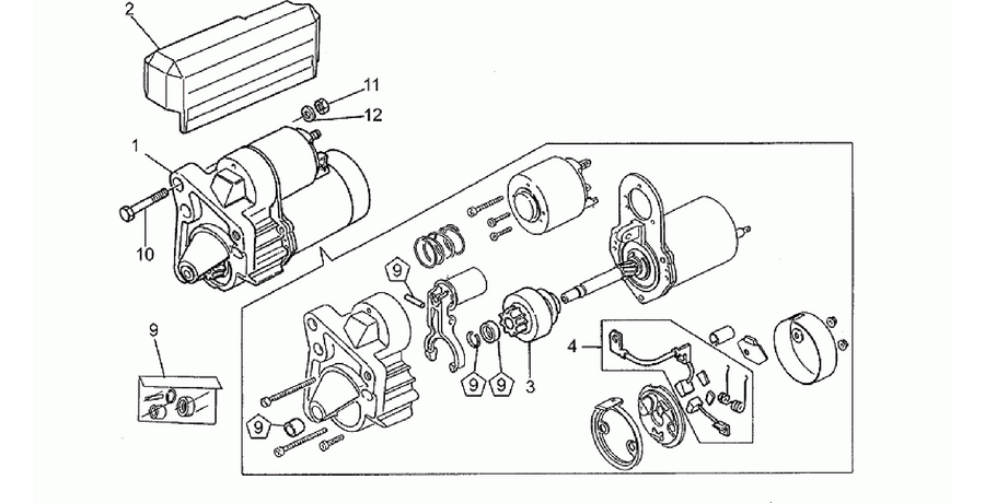 Valeo starter motor