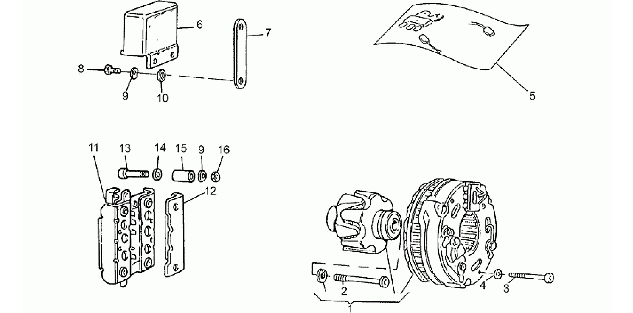 Bosch alternator-regulator
