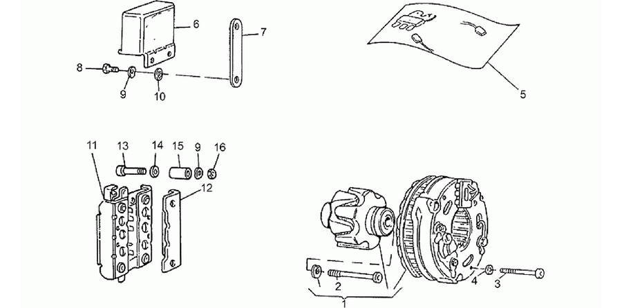 Bosch alternator-regulator