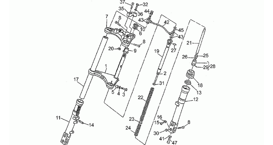 Front fork 35mm