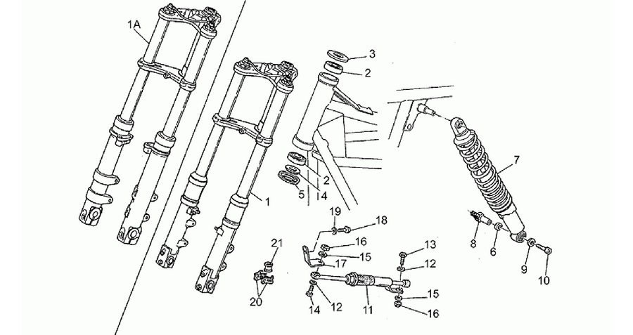 Front/rear shock absorber