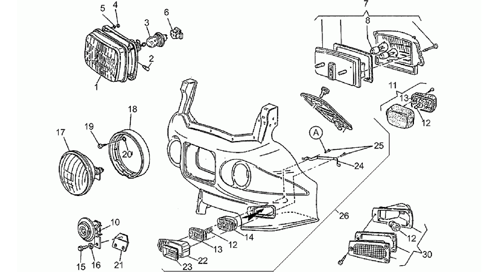 Headlight-Horn