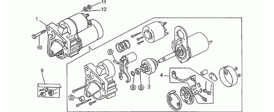 Valeo starter motor