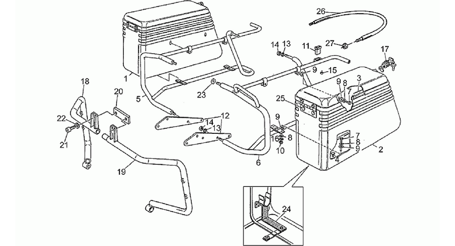 Saddlebags, pair