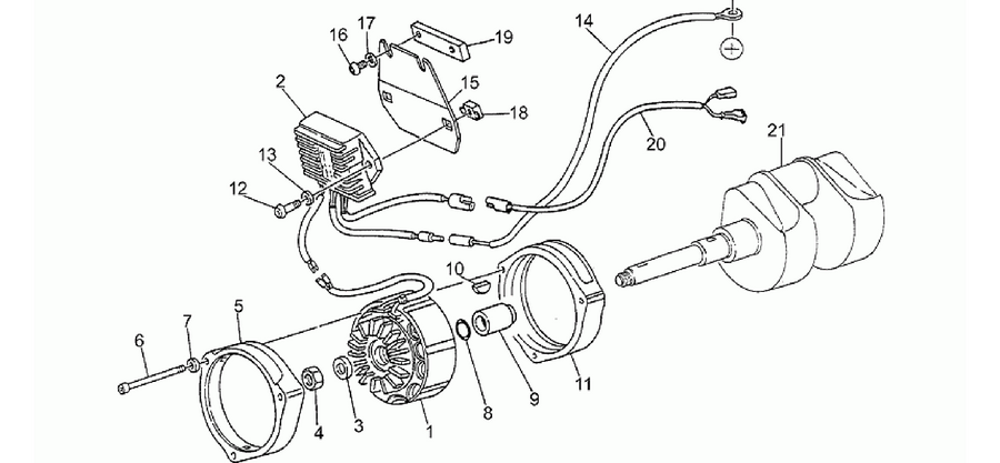 Ducati alternator