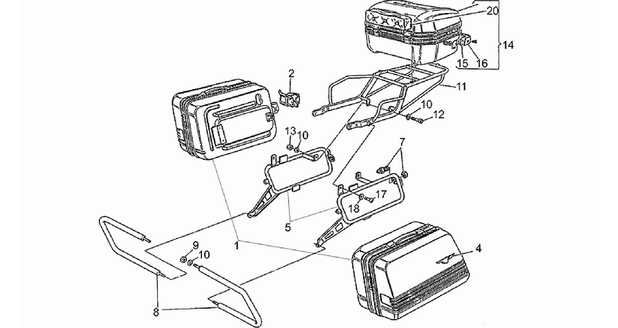 Saddlebags, pair
