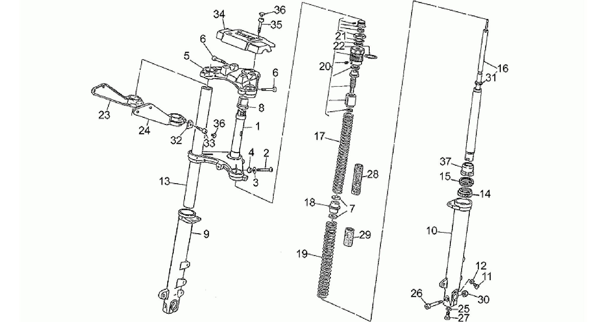 Adj.front fork, 2nd series